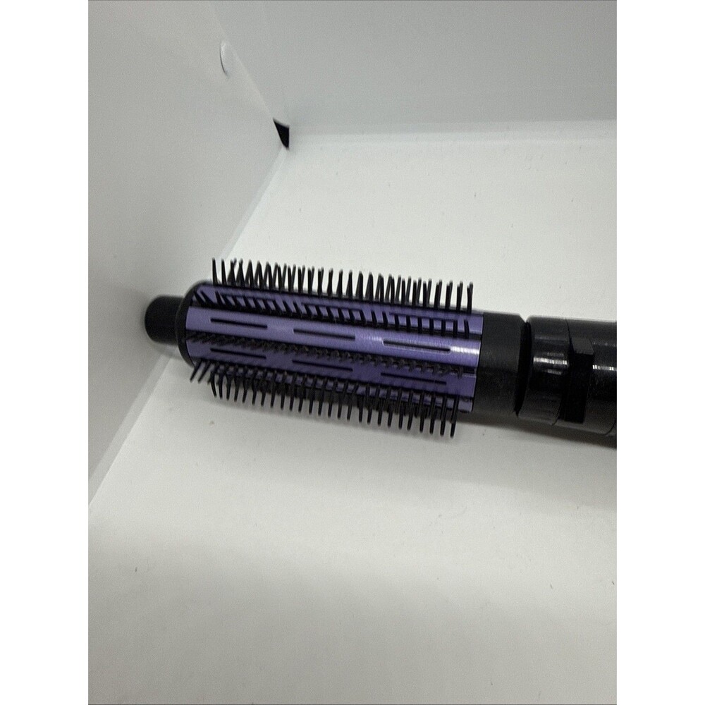 Conair Curling Brush 1 in Barrel Adjustable Heat Settings Black Purple Electric - Picture 5 of 5